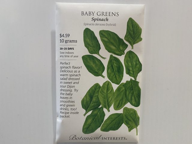 Baby Greens Spinach