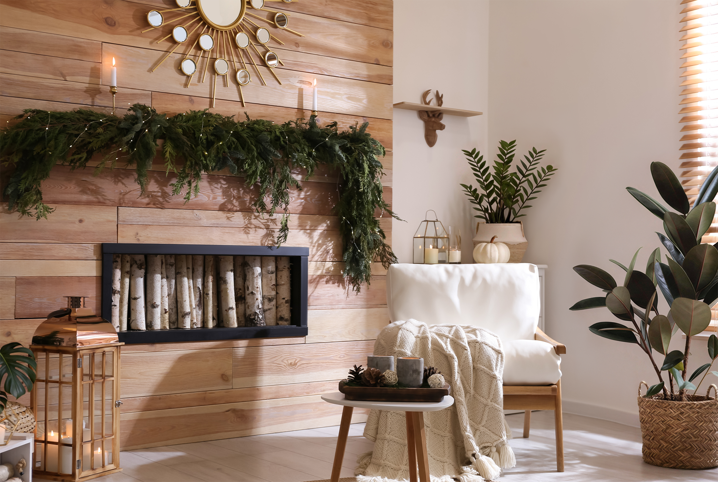 natural home decor ideas, organic, sustainable holiday decor, ideas, inspiration